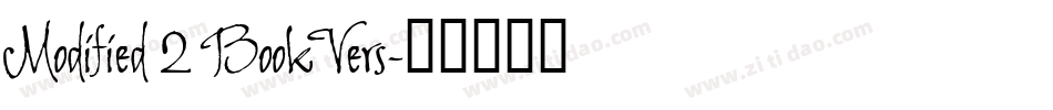 Modified 2 Book Vers字体转换